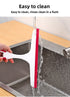3 PCS Window Squeegee Set Shower Glass Wiper Streak Free TPR Blade Multi Purpose Cleaning Tool for Bathroom Mirror Car Tiles Red Green Blue