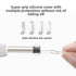 Smart Visual Ear Wax Removal Tool with HD Camera WiFi Wireless Otoscope Ear Cleaner 3.5mm Ultra Slim Lens for iPhone Android Black