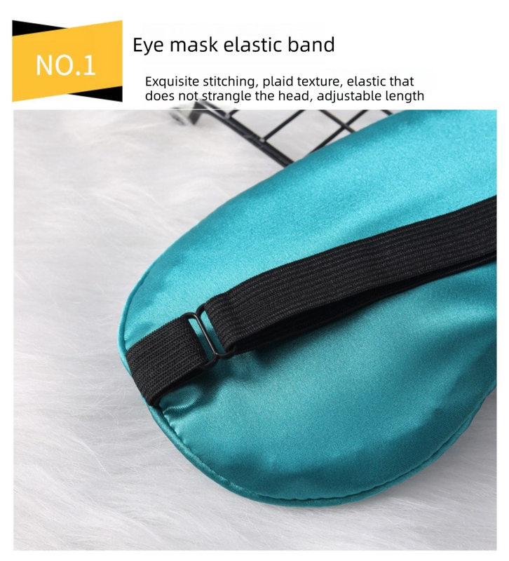 3 PCS Silky Satin Sleep Mask Set Cute Eyelash Design Soft Light Blocking Eye Cover with Adjustable Strap for Travel Nap Black White Grey