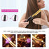 2-in-1 Electric Hot Comb Hair Straightener & Curler Titanium Alloy Heating Fast Heat Up Anti-Scald Pressing Comb with AU Plug Gradient Colour