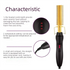 2-in-1 Electric Hot Comb Hair Straightener & Curler Titanium Alloy Heating Fast Heat Up Anti-Scald Pressing Comb with AU Plug Gradient Colour
