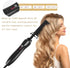 Electric Hot Comb Hair Straightener & Curler Titanium Alloy Fast Heat Wet Dry Styling Tool Black Gold AU Plug