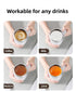 Rechargeable Automatic Self Stirring Mug USB Magnetic Mixing Cup 304 Stainless Steel Electric Coffee Tumbler for Travel Office Coffee