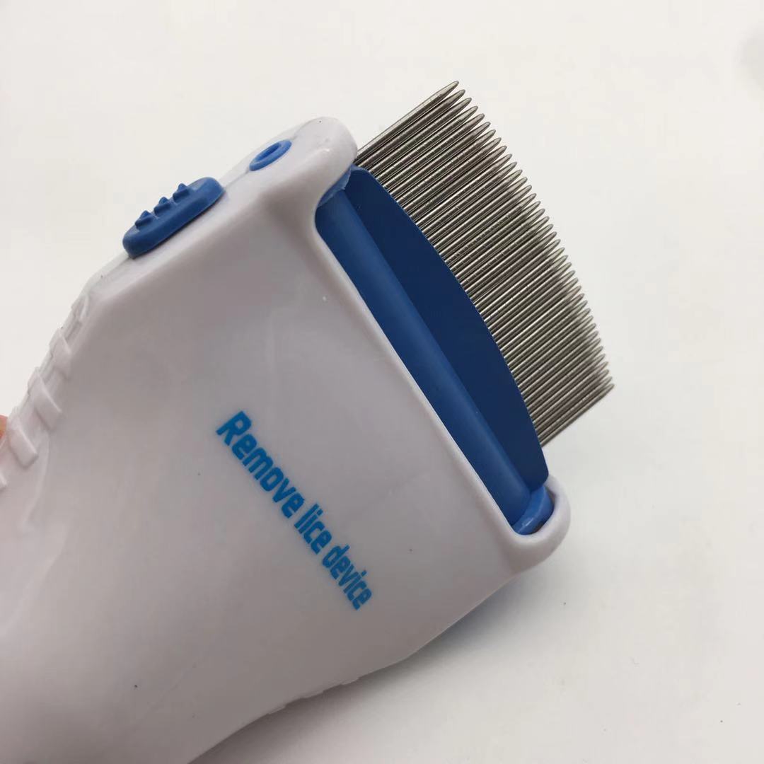 Portable Electric Pet Lice/Flea Comb with 3 Filters - Physical Head Lice Remover and Grooming Vacuum for Cats & Dogs