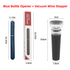 Blue Pen-Style Air Pressure Wine Bottle Opener with Vacuum Wine Stopper Set - Effortless Cork Removal for Home & Champagne Party