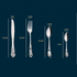 4Set / 16PCS Silver Royal Court Cutlery Set - Vintage Hollow Engraved 410 Stainless Steel Dinnerware with Gift Box