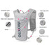 Grey-Blue 5L Ultra-Light Hydration Running Vest - Quick-Dry Trail Running & Marathon Backpack with Night Reflective Safety