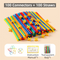 Soft Straw & Pipe Connector Building Blocks Toy - 200 Pcs Interlocking Construction Set, Educational Puzzle Toy for Kindergarten