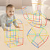 Soft Straw & Pipe Connector Building Blocks Toy - 200 Pcs Interlocking Construction Set, Educational Puzzle Toy for Kindergarten