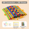 Soft Straw & Pipe Connector Building Blocks Toy - 400 Pcs Interlocking Construction Set, Educational Puzzle Toy for Kindergarten