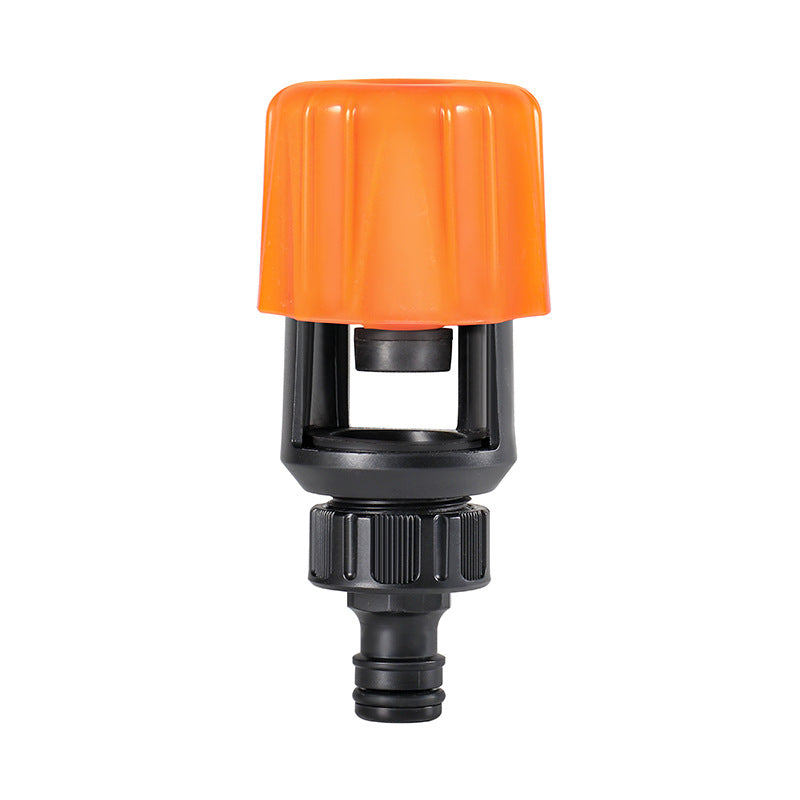 2-Pack Orange Universal Nipple Connector for Mixer Taps up to 3.3CM  -  Plastic Leak-Proof Hose Fitting, Kitchen & Garden Tap Adapter