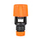 2-Pack Orange Universal Quick Connector for Taps Up To 3.3CM WIth Leak-Proof Design - Kitchen & Bathroom Mixer Tap to Garden Hose Adapter