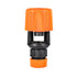 2-Pack Orange Universal Quick Connector for Taps Up To 3.3CM WIth Leak-Proof Design - Kitchen & Bathroom Mixer Tap to Garden Hose Adapter