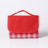 Red and White Plaid Foldable Waterproof & Moisture-Proof Picnic Blanket 150x100CM - 600D Three-Layer Composite Oxford Extra Large Mat for Beach & Camping