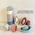 11PCS Sailboat Stacking Cups Bath & Beach Toy Set - Creative Stacking Game for Toddlers, Water Play Educational Building Blocks