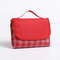 Red Bar Foldable Waterproof & Moisture-Proof Picnic Blanket 150x100CM - 600D Three-Layer Composite Oxford Extra Large Mat for Beach & Camping