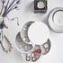 White 4-Layer Rotating Jewelry Storage Box - Dust-Proof Velvet Lined Organizer for Rings, Coins, and Hair Accessories (10x10CM)
