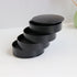 Black 4-Layer Rotating Jewelry Storage Box - Dust-Proof Velvet Lined Organizer for Rings, Coins, and Hair Accessories (10x10CM)