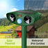 Solar Underground Snake Repeller - Vibration & Sonic Pulse Deterrent for Varmints and Reptiles