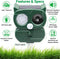 Model 704 Solar Powered Animal Repeller - High-Performance Ultrasonic & Optical Deterrent for Yard Protection
