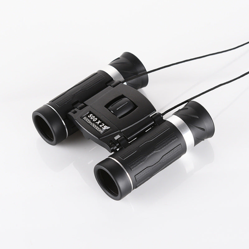 500x25 High Power HD Binoculars - Portable Concert Telescope with Phone Photography Capability, FMC Coated Optics