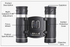 500x25 High Power HD Binoculars - Portable Concert Telescope with Phone Photography Capability, FMC Coated Optics