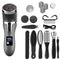 Black Portable Electronic Pedicure File Set -  Waterproof Electric Foot Callus Remover with Dual-Speed and LCD Display, USB Rechargeable