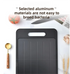 Fast Thawing & Cutting Board – Dual‑Sided Aluminum/PP, Garlic Grinder, Small