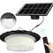 244 LED Solar Motion Sensor Pendant Light - IP65 Waterproof Barn/Patio Light with 4 Remote Modes and High Lumen Output