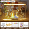 30x20CM LED Light-Up Tracing Doodle Board with 10 Brushes  - Erasable Fluorescent Drawing Tablet for Kids, Creative Painting, and Interactive Decoration/Gift