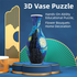 160 PCS Hummingbird 3D Puzzle Vase - DIY Interlocking Flower Vase Kit, Home Decorative and Toy Gift for Mom