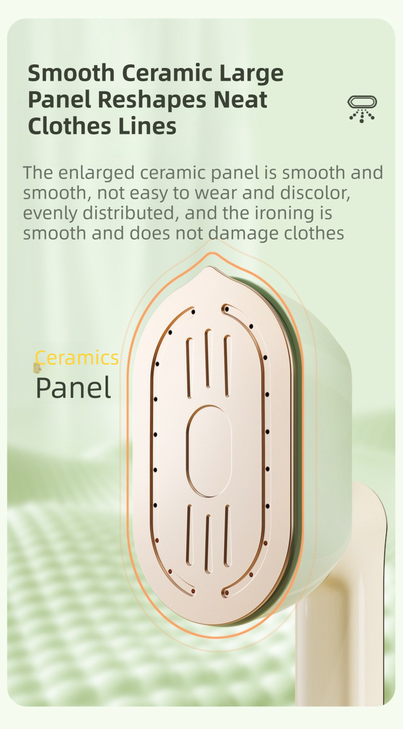 Grey Foldable Handheld Garment Steamer & Portable Steam Iron - 15g/min & 70ML Travel Steamer for Apartment Living and Holiday Trips