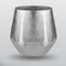 Crystal Finish Double-Walled Hexagonal Pure Titanium Mug - 250ml Insulated Beer, Liquor, and Tea Cup for Home and Travel Use
