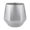 Sandblasted Finish Double-Walled Hexagonal Pure Titanium Mug - 250ml Insulated Beer, Liquor, and Tea Cup for Home and Travel Use
