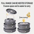 Portable & Foldable Outdoor Cookware Set - Lightweight Camping Pot, Pan, Kettle & Tableware for Hiking, Backpacking, and Travel