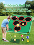 Indoor/Outdoor Golf Hitting Target Game Mat with Stand & Storage Bag - Family Fun Interactive Sports Toy and Practice Aid