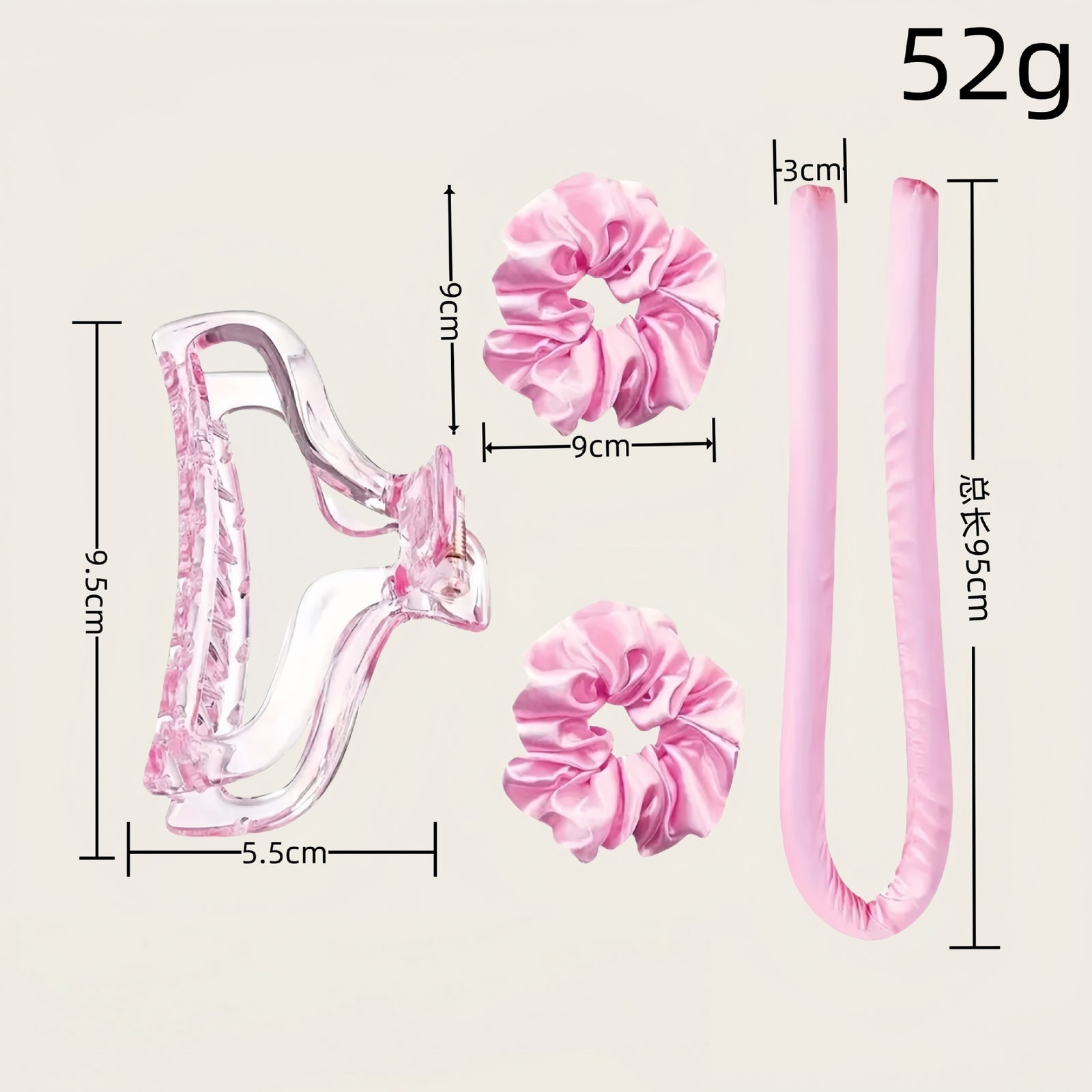 12-Piece Heatless Hair Curler Set for Damage-Free Curls & Comfortable Sleep - Soft Sponge Sleep-In Rollers for DIY Styling (Purple)