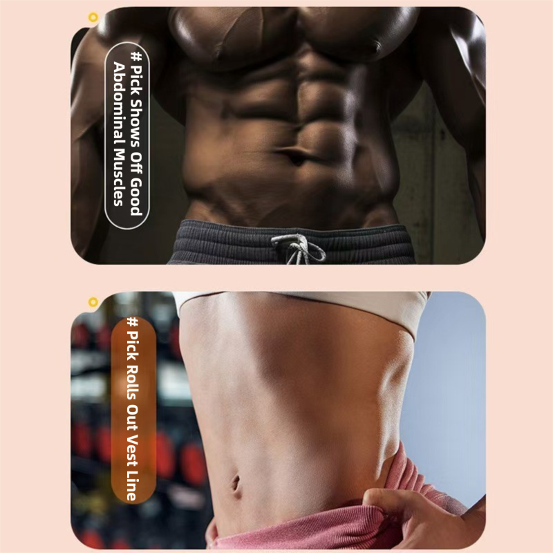 Red Multifunctional Abdominal Roller with Automatic Rebound - Core Strength Trainer with Extra-Wide Double Wheels and Kneeling Mat for Home Gym