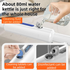 3-in-1 Spray Window Squeegee with 35cm Clean-Panel & 115cm Extension Pole - Multi-functional Spray, Scrub & Squeegee Tool with 3 Microfiber Cloths