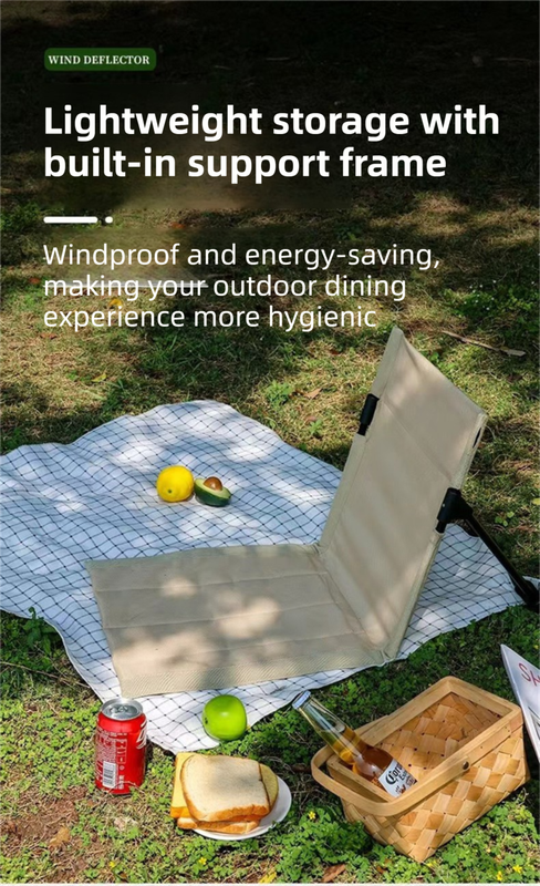 Green Portable Folding Camping Chair with Backrest & Storage-Bag - Ultra-Light Aluminum Alloy Lawn Chair, Beach & Balcony Travel Seating