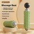 Pink Portable Electric Yoga Massage Roller - Handheld Fitness Recovery Tool, Deep Tissue Muscle Relaxer & Fascia Release Stick