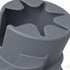 Grey Waterproof Silicone Couch Armrest Cup Holder Tray - Non-Slip & Anti-Spill, Multi-Slot Organizer for Drinks Bottle, Remote, Ipad & snacks