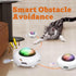 Smart Electric UFO Automatic Cat Toy - Self-Playing Teaser with 5 Rotating Feathers & Intelligent Indoor Obstacle Avoidance