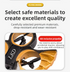 L36 Remote Control Flying Stunt Sword with 360° Flip & One-Key Takeoff - Fully Guarded Propellers and LED Night Lights for Safety & 4-Turbofan High Power Motor (2 Battery Included)