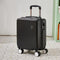 Black 14 Inch Lightweight Carry-on Luggage for heights under 1.6m - Underseat & Overhead Cabin Hardside Suitcase