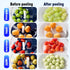 Blue Automatic Grape Peeler Machine - High-Efficiency & Mess-Free, Electric Fruit Skin Remover for Home Fruit-Lover & Commercial Tea Shops