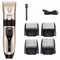 Gold K5 Lightweight Pet Precision Grooming Clipper - USB Rechargable, Low Noise Dog & Cat Hair Trimmer with 5-Level Adjustable Titanium Ceramic Blade & 4*Guide Combs