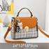 Brown Large Capacity PU Leather Women's Handbag & Shoulder Bag - Elegant Multi-Pocket Commuter Satchel for 12" Tablets, Umbrellas & Long Wallets