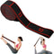 2-Pack Black-Red 12-Loop Numbered Yoga Stretch Strap(4x138CM) - Durable Multi-Segment Resistance Fitness Band for Pilates & Gym