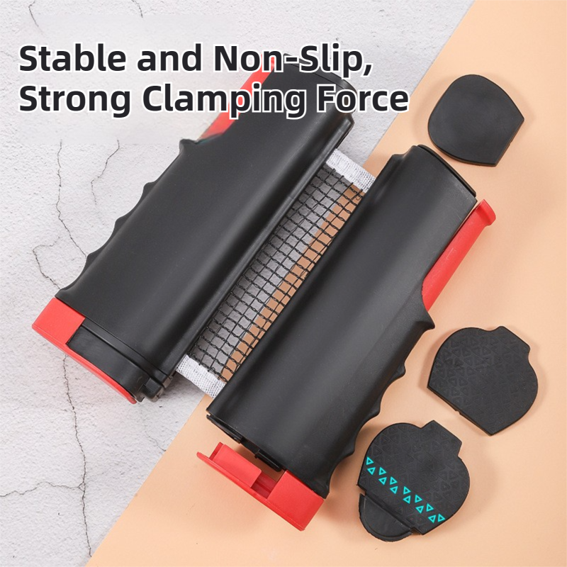 Blue Portable Table Tennis Set with 2 Paddles, 3 Balls and Carry Bag - 165cm Retractable Ping Pong Net & Post - Indoor/Outdoor Professional Training Kit